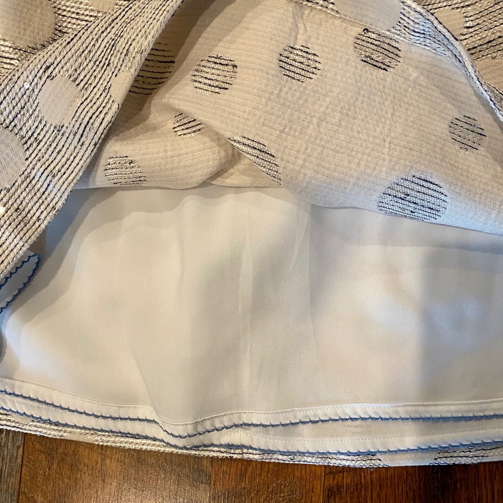 ANTHROPOLOGIE Maeve Anya Dotted Jacquard Skirt - Picture 9 of 13